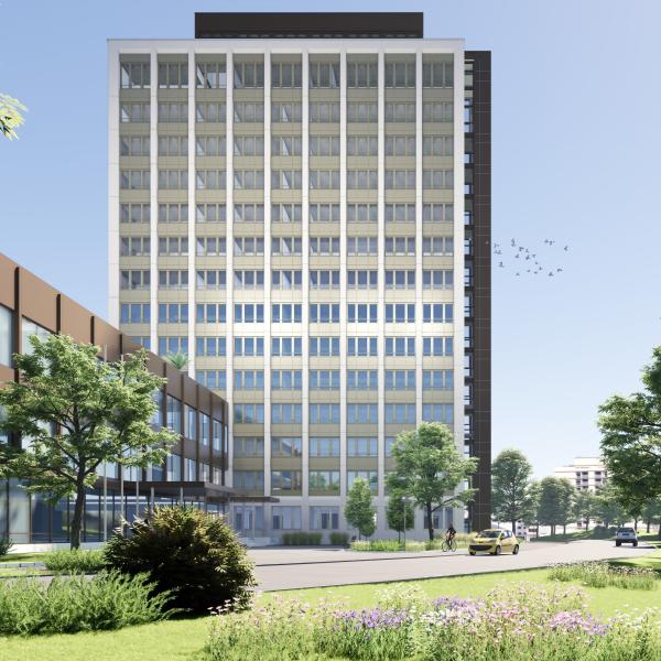 Revitalisierung Bürohochhaus Karlsruhe